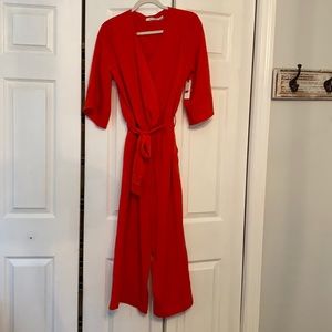 Anthropologie wide leg jumpsuit